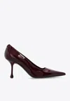 Jimmy Choo Pointed High Heels In Burgundy
