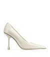 Jimmy Choo Sine-heeled And Shallow High Heels In White