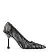 Jimmy Choo Ixia 95 Mesh Dã©colletã© In Multi
