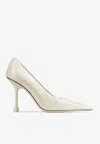 Jimmy Choo Sine-heeled And Shallow High Heels In White
