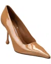 Jimmy Choo Ixia 95 Patent Leather Pumps In Beige