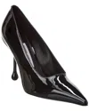 Jimmy Choo Glossy Black Heeled Pumps In Black