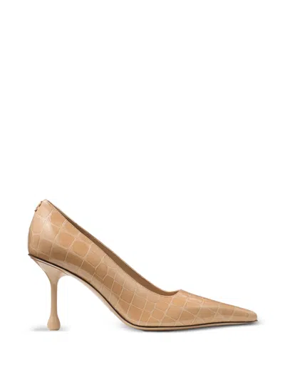 Jimmy Choo Ixia Pointed Pumps In Brown