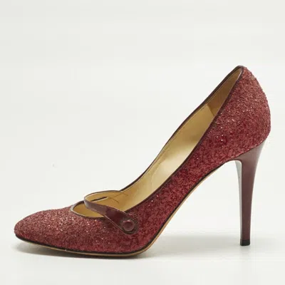 Jimmy Choo Jane In Burgundy
