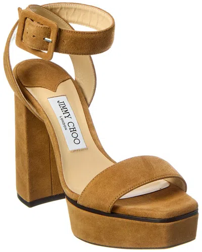 Jimmy Choo Jax/pf 115 Suede Sandal
