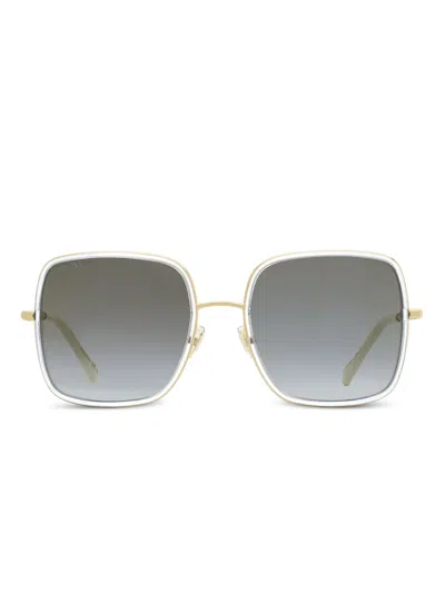 Jimmy Choo Jayla Sunglasses In White