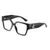 Jimmy Choo Jc 3032b 5000 53mm Womens Square Eyeglasses 53mm In Black