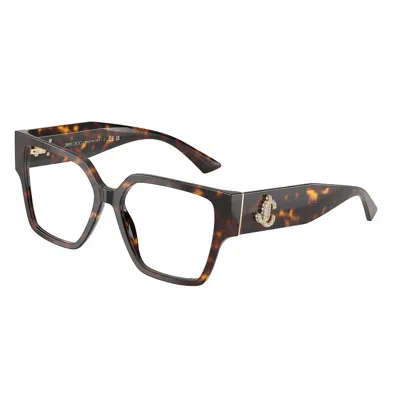 Jimmy Choo Jc 3032b 5002 53mm Womens Square Eyeglasses 53mm In Brown