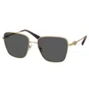 Jimmy Choo Jc 4005hb 300687 56mm Womens Pillow Sunglasses In Gold