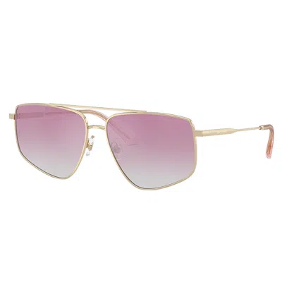Jimmy Choo Jc 4011 300658 58mm Womens Pilot Sunglasses In Gold
