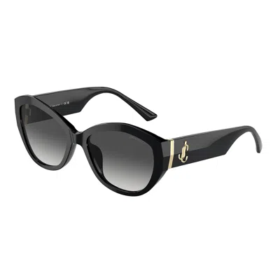 Jimmy Choo Jc 5013u 50008g 55mm Womens Butterfly Sunglasses In Black