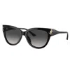 Jimmy Choo Jc 5018u 50008g 54mm Womens Phantos Sunglasses In Black