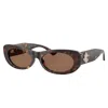 Jimmy Choo Jc 5038bu 500273 54mm Womens Oval Sunglasses In Brown