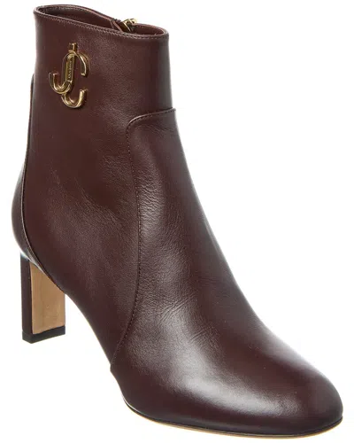 JIMMY CHOO JIMMY CHOO JC 65 LEATHER BOOTIE