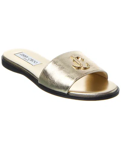 Jimmy Choo Jc Leather Slide