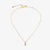 Jimmy Choo Jc Pearl Cube Pendant Gold Metal Pendant With Pearl And Crystal Cube Gold/white/crystal O In Multi