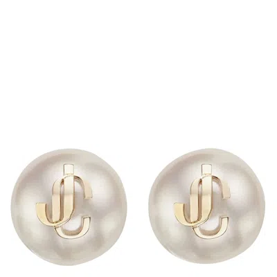 JIMMY CHOO JC PEARL STUD EARRINGS