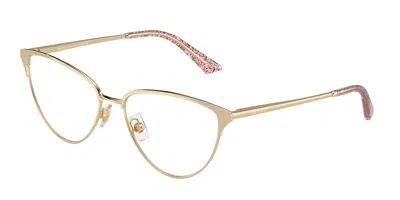 Jimmy Choo Jc2002 Women's Glasses, Gold, Size 53