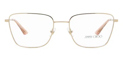 Jimmy Choo Jc2003 Women's Glasses, Gold, Size 53