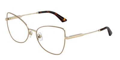 Jimmy Choo Jc2006 Women's Glasses, Gold, Size 53
