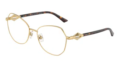 Jimmy Choo Jc2011 3023 Occhiali Da Vista Oro Per Donna (solo Montatura) In Gold