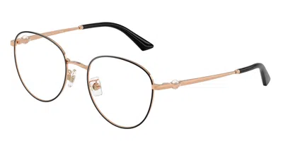 Jimmy Choo Jc2013hd Vestibilità Orientale 3022 Occhiali Da Vista Neri Per Donna (solo Montatura) In Multi