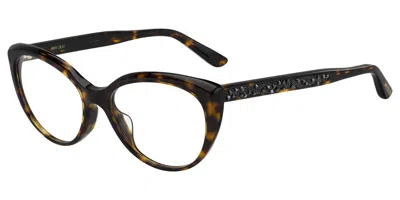 Jimmy Choo Jc233/f Asian Fit Women's Glasses, Tortoiseshell, Size 54 In Brown