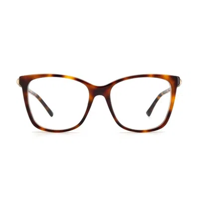 Jimmy Choo Jc294 G Celluloid Crystal Sunglasses In Brown