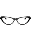 Jimmy Choo Jc3005 Cat-eye Glasses In Black