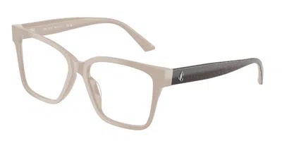 Jimmy Choo Jc3006u 5033 Occhiali Da Vista Marroni Per Donna (solo Montatura) In Neutral