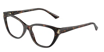 Jimmy Choo Jc3011 Women's Glasses, Tortoiseshell, Size 52 In Brown