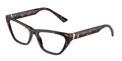 Jimmy Choo Jc3014 Women's Glasses, Tortoiseshell, Size 52 In Black