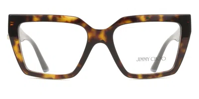 Jimmy Choo Jc3017u Women's Glasses, Tortoiseshell, Size 52 In Brown