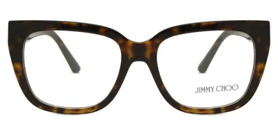 Jimmy Choo Jc3019b Women's Glasses, Tortoiseshell, Size 52 In Brown