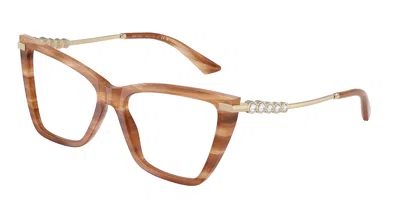 Jimmy Choo Jc3020b Women's Glasses, Brown, Size 53