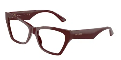 Jimmy Choo Jc3021h Women's Glasses, Red, Size 52
