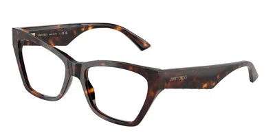Jimmy Choo Jc3021h Women's Glasses, Tortoiseshell, Size 52 In Brown