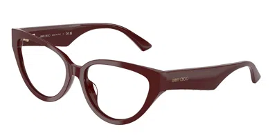 Jimmy Choo Jc3023hu Women's Glasses, Red, Size 53