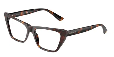 Jimmy Choo Jc3025 Women's Glasses, Tortoiseshell, Size 52 In Brown
