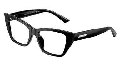 Jimmy Choo Jc3031bu 5000 Occhiali Da Vista Neri Per Donna (solo Montatura) In Black