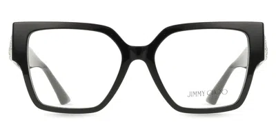Jimmy Choo Jc3032b 5000 Occhiali Da Vista Neri Per Donna (solo Montatura) In Black