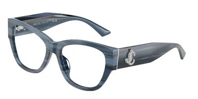 Jimmy Choo Jc3033bu 5072 Occhiali Da Vista Blu Per Donna (solo Montatura) In Blue