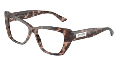 Jimmy Choo Jc3036 Women's Glasses, Tortoiseshell, Size 54 In Brown