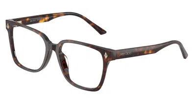 Jimmy Choo Jc3038d Asian Fit Women's Glasses, Tortoiseshell, Size 54 In Brown