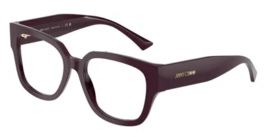 Jimmy Choo Jc3042b 5075 Women's Glasses Purple Size 54 - Free Lenses - Blue Light Block Available In Burgundy