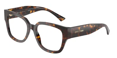 Jimmy Choo Jc3042b 5002 Women's Glasses Tortoiseshell Size 52 - Free Lenses - Blue Light Block Available In Gray
