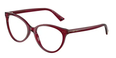 Jimmy Choo Jc3047 5062 Women's Glasses Red Size 52 - Free Lenses - Blue Light Block Available In Brown