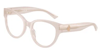 Jimmy Choo Jc3050u 5025 Occhiali Da Vista Marroni Per Donna (solo Montatura) In Neutral