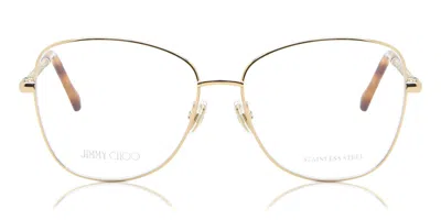 Jimmy Choo Jc322 06j Occhiali Da Vista Oro Per Donna (solo Montatura) In Gold