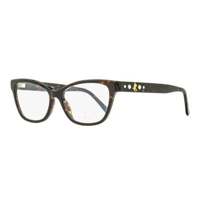 Jimmy Choo Jc334 0086 00 Havana 54mm In Gold